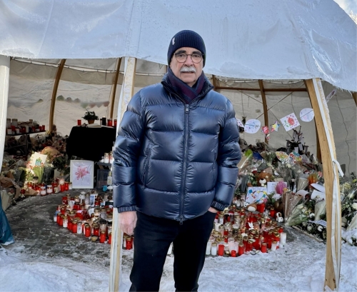 Together with others, Rotarian Yves Duc, President of the RC Crans-Montana, coordinates the Rotary relief efforts